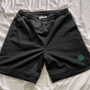 Hidden NY black mesh shorts size large excellent condition